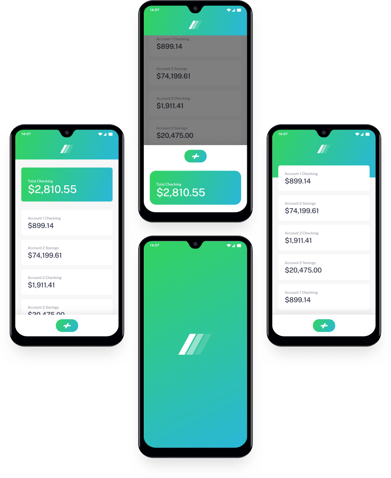 image of a mockup of Easybank mobile app interface